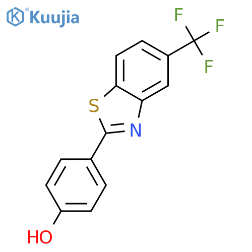 4-5-(Trifluoromethyl)-1,3-benzothiazol-2-ylphenol structure