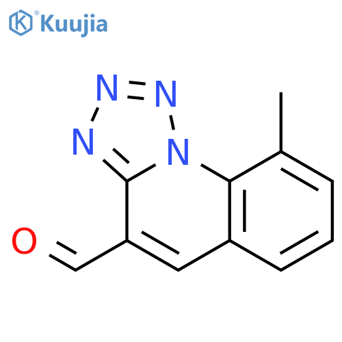 Tetrazolo[1,5-a]quinoline-4-carboxaldehyde, 9-methyl- structure