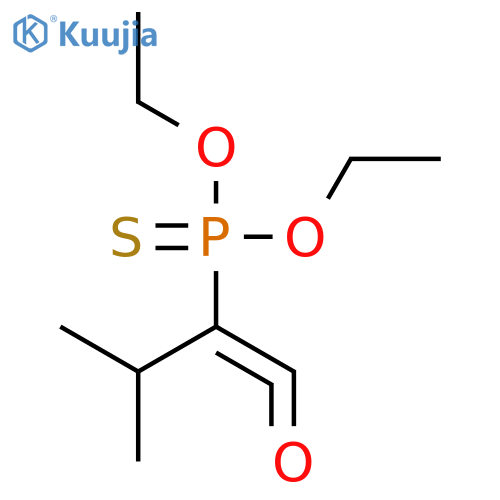PHOSPHONOTHIOIC ACID, (1-CARBONYL-2-METHYLPROPYL)-, O,O-DIETHYL ESTER structure