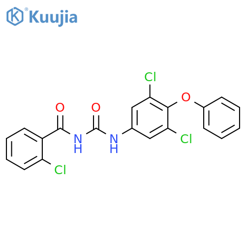 Benzamide, 2-chloro-N-[[(3,5-dichloro-4-phenoxyphenyl)amino]carbonyl]- structure