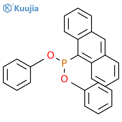 Phosphonous acid, 9-anthracenyl-, diphenyl ester structure