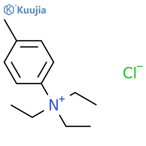 N,N,N-Triethyl-4-methylanilinium chloride structure