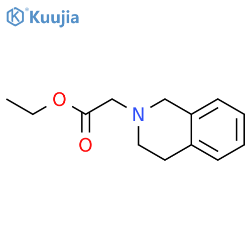 2(1H)-Isoquinolineacetic acid, 3,4-dihydro-, ethyl ester structure