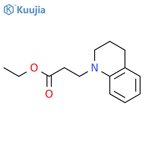 1(2H)-Quinolinepropanoic acid, 3,4-dihydro-, ethyl ester structure
