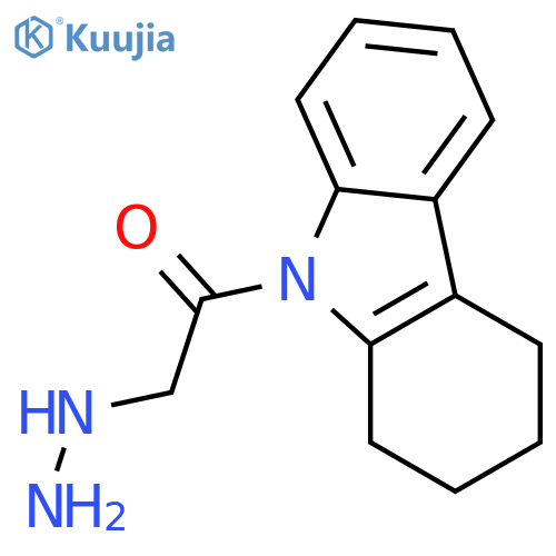 1H-Carbazole, 9-(hydrazinoacetyl)-2,3,4,9-tetrahydro- structure