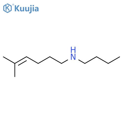 4-Hexen-1-amine, N-butyl-5-methyl- structure