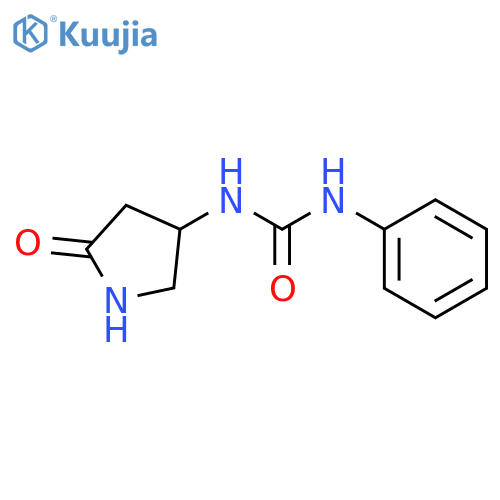 3-(5-oxopyrrolidin-3-yl)-1-phenylurea structure