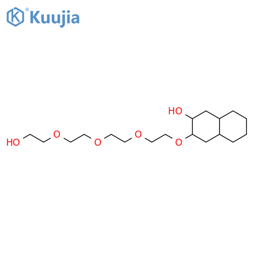2-Naphthalenol,decahydro-3-[2-[2-[2-(2-hydroxyethoxy)ethoxy]ethoxy]ethoxy]- structure