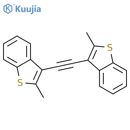 BENZO[B]THIOPHENE, 3,3'-(1,2-ETHYNEDIYL)BIS[2-METHYL- structure