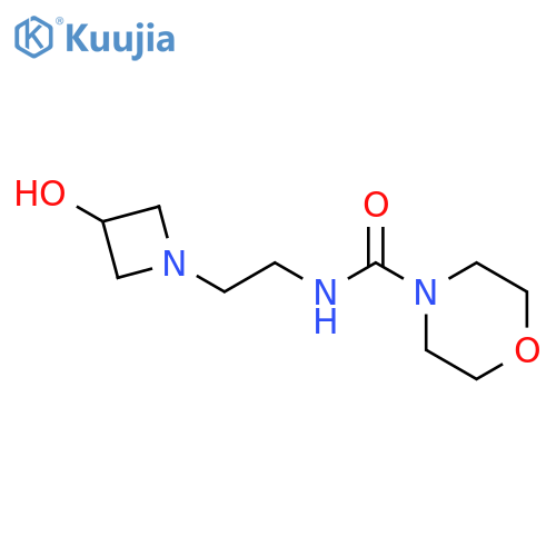 4-Morpholinecarboxamide, N-[2-(3-hydroxy-1-azetidinyl)ethyl]- structure