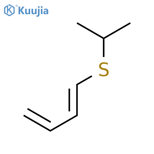 1,3-Butadiene, 1-[(1-methylethyl)thio]-, (E)- structure