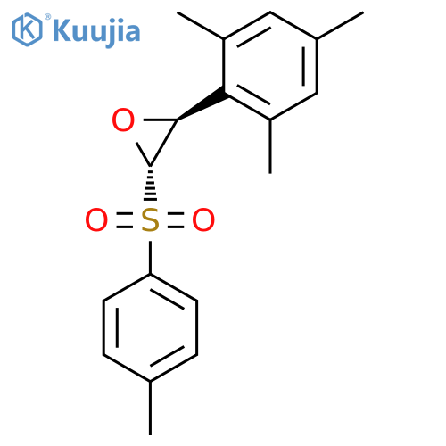 Oxirane, 2-[(4-methylphenyl)sulfonyl]-3-(2,4,6-trimethylphenyl)-, trans- structure