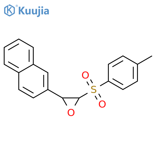 Oxirane, 2-[(4-methylphenyl)sulfonyl]-3-(2-naphthalenyl)-, trans- structure