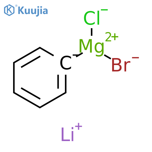 Magnesate(1-), bromochlorophenyl-, lithium (9CI) structure
