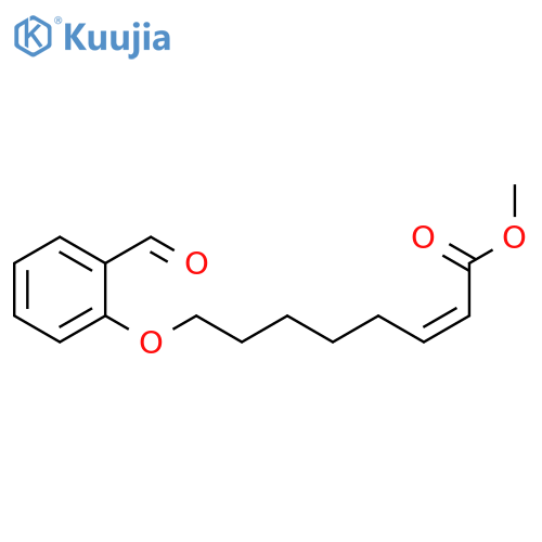 2-Octenoic acid, 8-(2-formylphenoxy)-, methyl ester, (Z)- structure