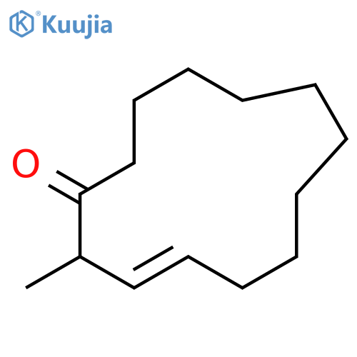 3-Cyclotridecen-1-one, 2-methyl-, (E)- structure