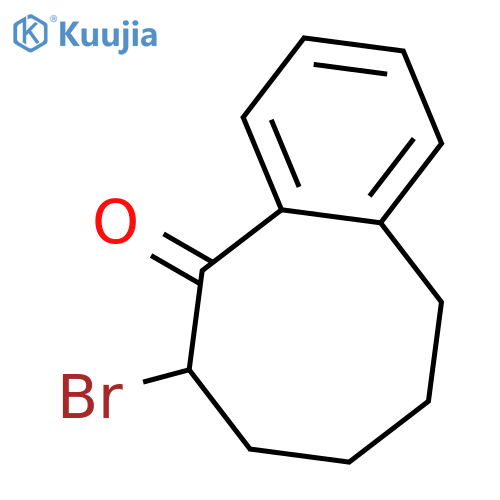 5(6H)-BENZOCYCLOOCTENONE, 6-BROMO-7,8,9,10-TETRAHYDRO- structure