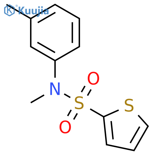 2-Thiophenesulfonamide, N-methyl-N-(3-methylphenyl)- structure