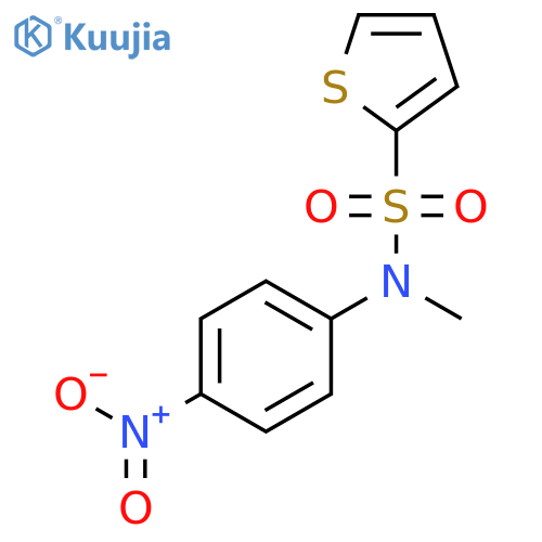 2-Thiophenesulfonamide, N-methyl-N-(4-nitrophenyl)- structure