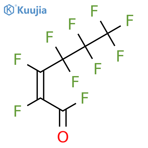 2-Hexenoyl fluoride, 2,3,4,4,5,5,6,6,6-nonafluoro- structure