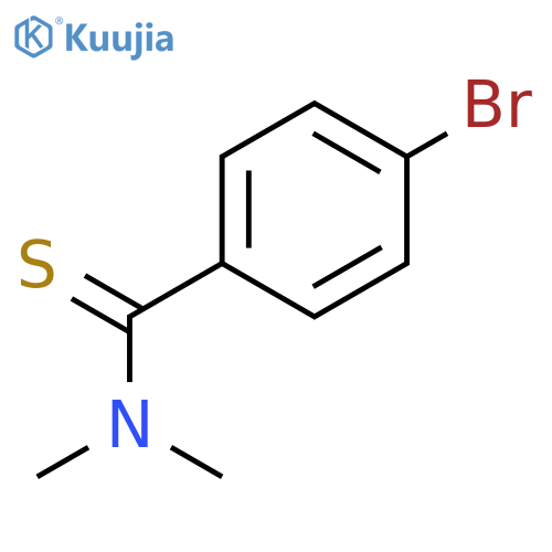 Benzenecarbothioamide, 4-bromo-N,N-dimethyl- structure