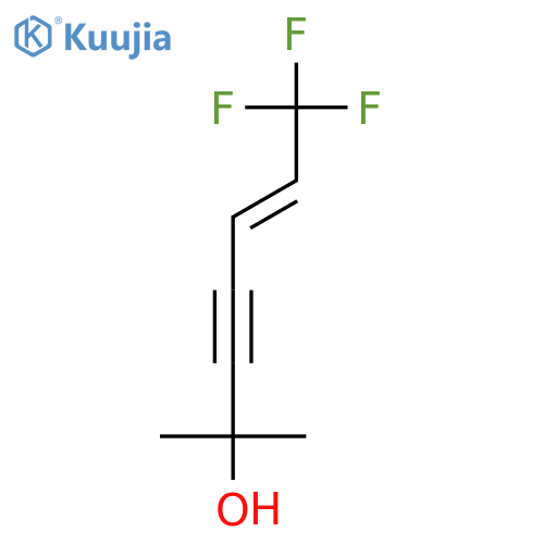 7,7,7-Trifluoro-2-methylhept-5-en-3-yn-2-ol structure