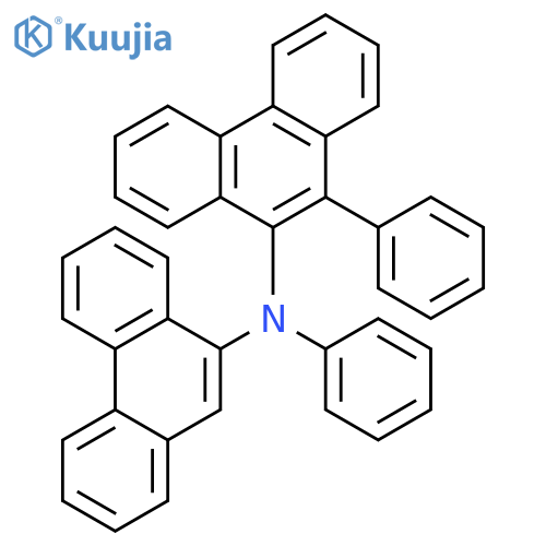 9-PHENANTHRENAMINE, N-9-PHENANTHRENYL-N,10-DIPHENYL- structure