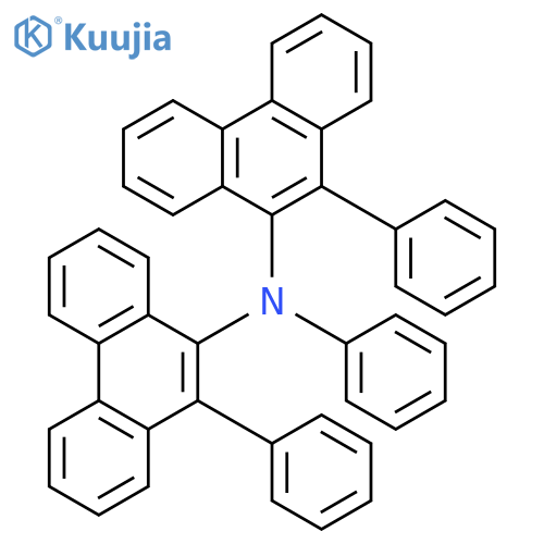 9-PHENANTHRENAMINE, N,10-DIPHENYL-N-(10-PHENYL-9-PHENANTHRENYL)- structure