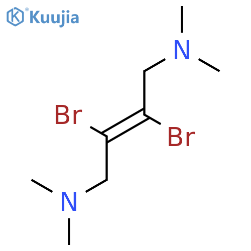 2,3-Dibromo-N~1~,N~1~,N~4~,N~4~-tetramethylbut-2-ene-1,4-diamine structure