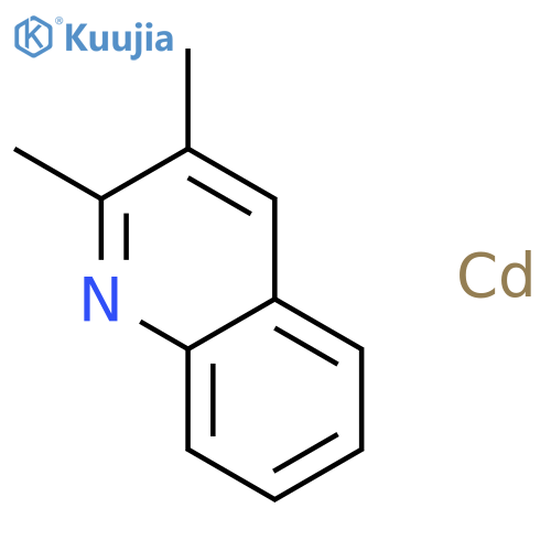 Cadmium, dimethyl(quinoline)- structure