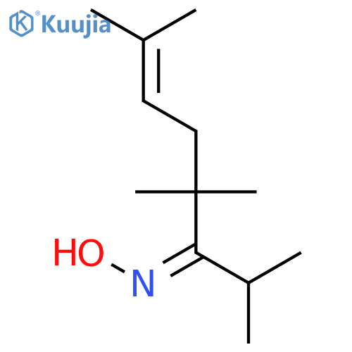 6-Octen-3-one, 2,4,4,7-tetramethyl-, oxime structure