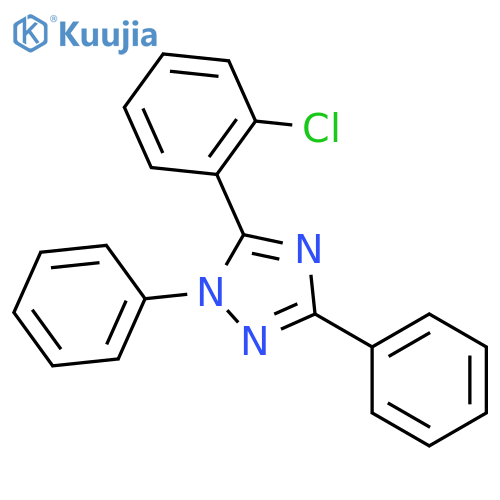 1H-1,2,4-Triazole, 5-(2-chlorophenyl)-1,3-diphenyl- structure