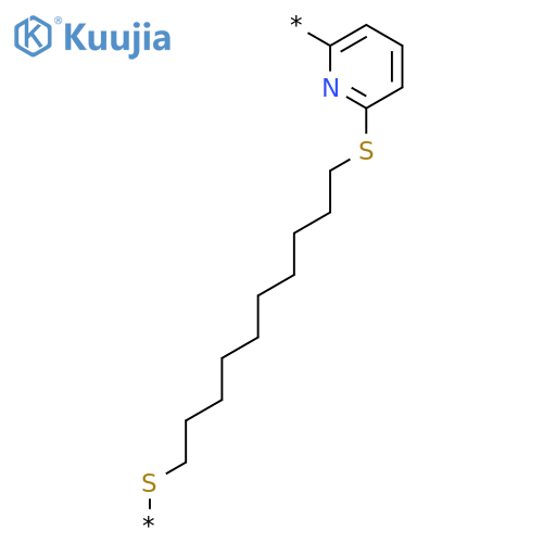 Poly(2,6-pyridinediylthio-1,10-decanediylthio) structure