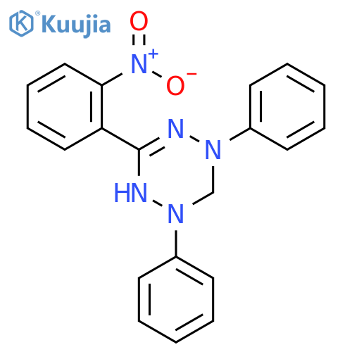 1,2,4,5-Tetrazin-1(2H)-yl, 3,4-dihydro-6-(nitrophenyl)-2,4-diphenyl- structure