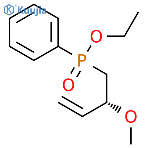 PHOSPHINIC ACID, [(2R)-2-METHOXY-3-BUTENYL]PHENYL-, ETHYL ESTER structure