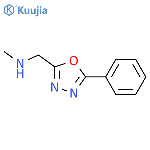 N-Methyl-1-(5-phenyl-1,3,4-oxadiazol-2-yl)methanamine structure