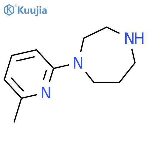 1-(6-Methyl-2-pyridyl)homopiperazine structure