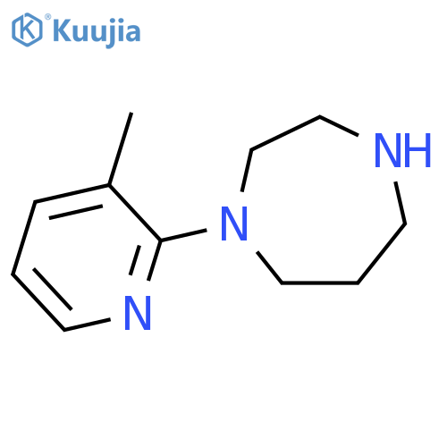 1-(3-Methylpyridin-2-yl)-1,4-diazepane structure