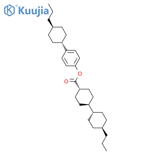 (trans,trans)-4-Propyl1,1-bicyclohexyl-4-carboxyllic Acid-4-(trans-4-propylcyclohexyl)phenyl Ester structure