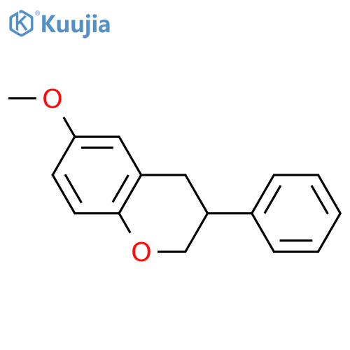 2H-1-Benzopyran, 3,4-dihydro-6-methoxy-3-phenyl- structure