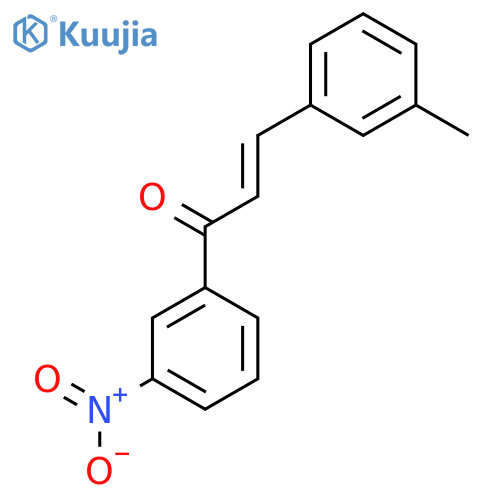 (E)-3-(3-Methylphenyl)-1-(3-nitrophenyl)prop-2-en-1-one structure
