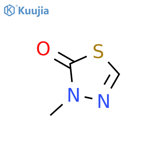 1,3,4-Thiadiazol-2(3H)-one, 3-methyl- structure