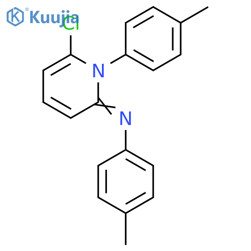 Benzenamine, N-[6-chloro-1-(4-methylphenyl)-2(1H)-pyridinylidene]-4-methyl- structure