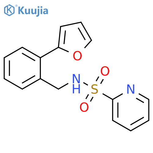 2-PYRIDINESULFONAMIDE, N-(2-FURANYLPHENYLMETHYL)- structure