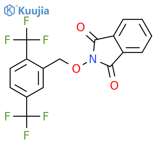 1H-Isoindole-1,3(2H)-dione, 2-[[2,5-bis(trifluoromethyl)phenyl]methoxy]- structure