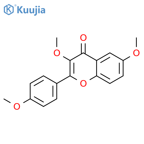 3,6,4'-trimethoxyflavone structure