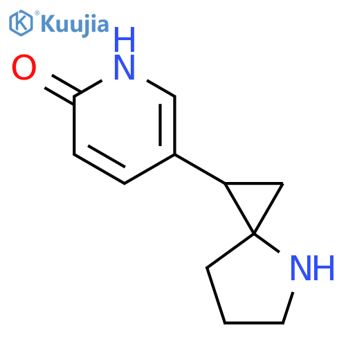 2(1H)-Pyridinone, 5-(4-azaspiro[2.4]hept-1-yl)- structure