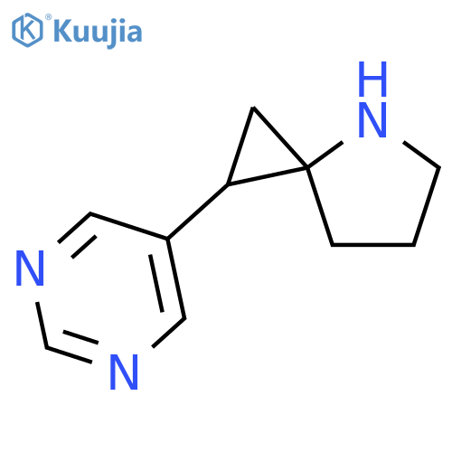 4-AZASPIRO[2.4]HEPTANE, 1-(5-PYRIMIDINYL)- structure