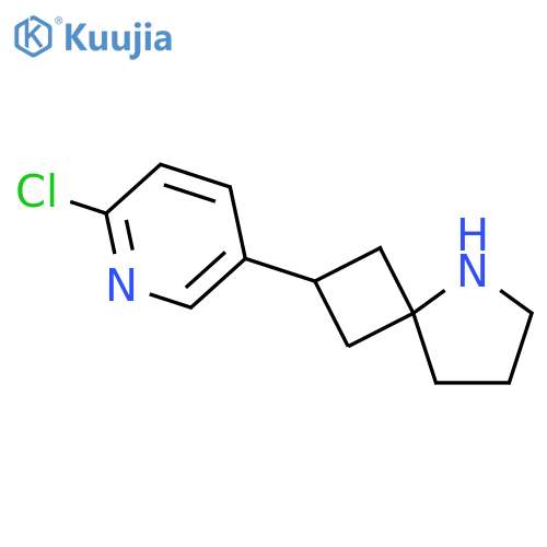 5-AZASPIRO[3.4]OCTANE, 2-(6-CHLORO-3-PYRIDINYL)- structure