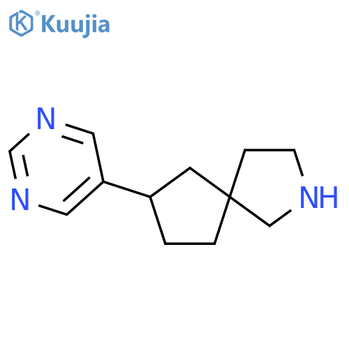 2-Azaspiro[4.4]nonane, 7-(5-pyrimidinyl)- structure